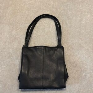 Etienne Aigner Black Genuine Leather Purse